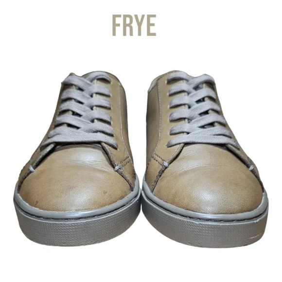 Frye Gemma Low Lace Leather Sneaker - Picture 5 of 10